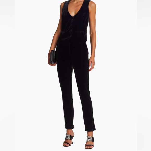 Chiara Boni La Petite Robe Lisbeth Velvet Pants Size 8 NWT - Picture 1 of 7